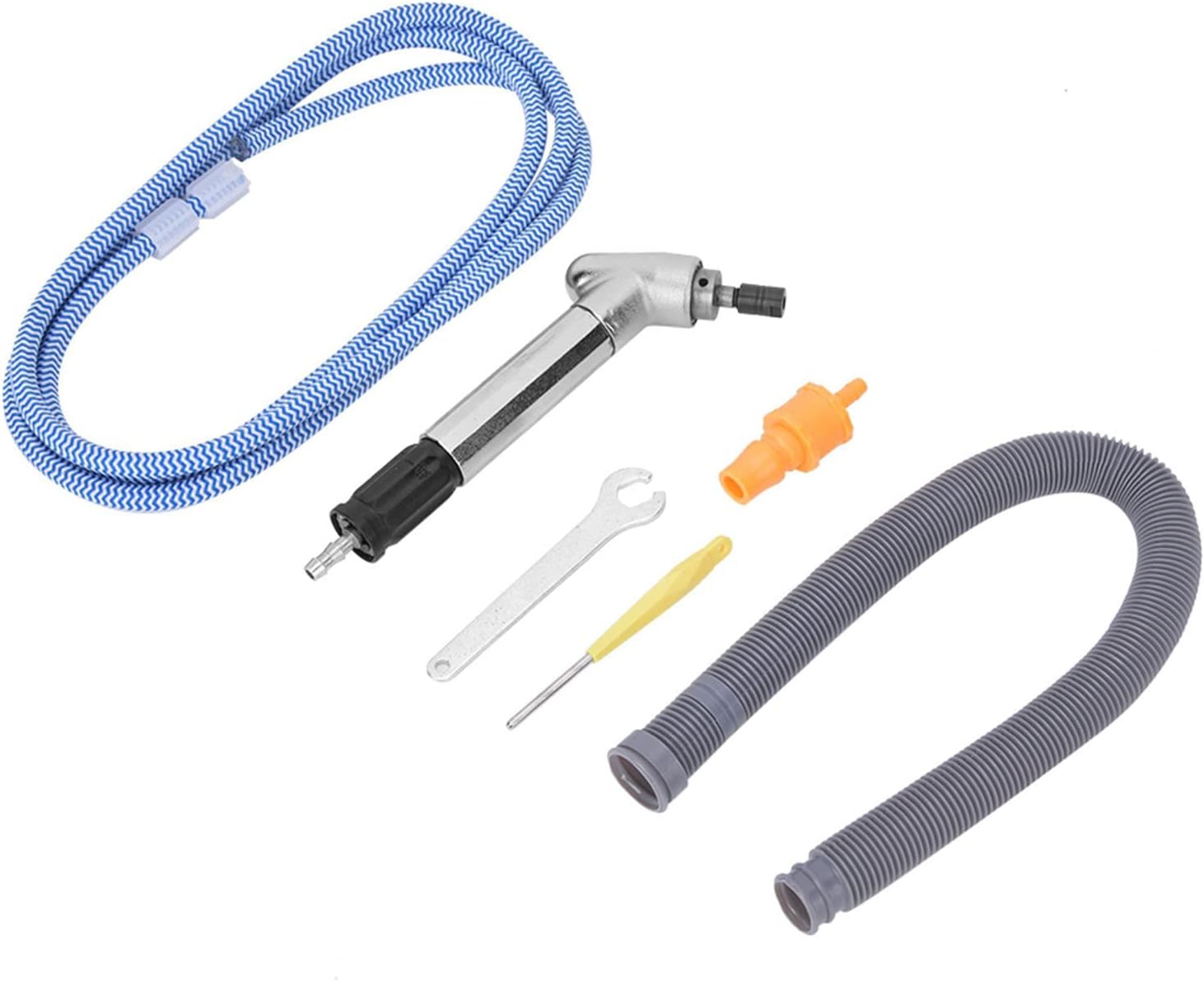 1/8 Inch Air Micro Die Grinder Kit, 120 Degree Pneumatic Grinding Pen, High Speed 52500 RPM, Lightweight for Shaping, Cutting, Grinding and Finishing