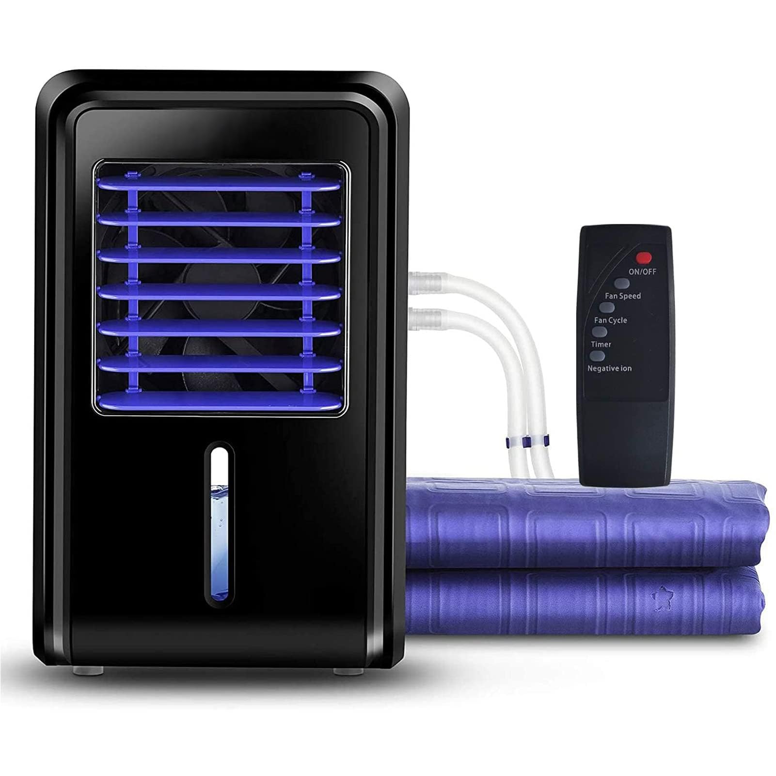 Colchón de Agua refrescante, colchón refrigerado por Agua con Control Remoto, Almohadilla de enfriamiento de Cama, cubrecolchón refrigerado de PVC, 63x27 Pulgadas
