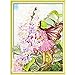 Egoshop Silk Ribbon Embroidery Kit Flower Fairy DIY Wall Decor Stamp Silk Ribbon Embroidery Kit With English Instruction