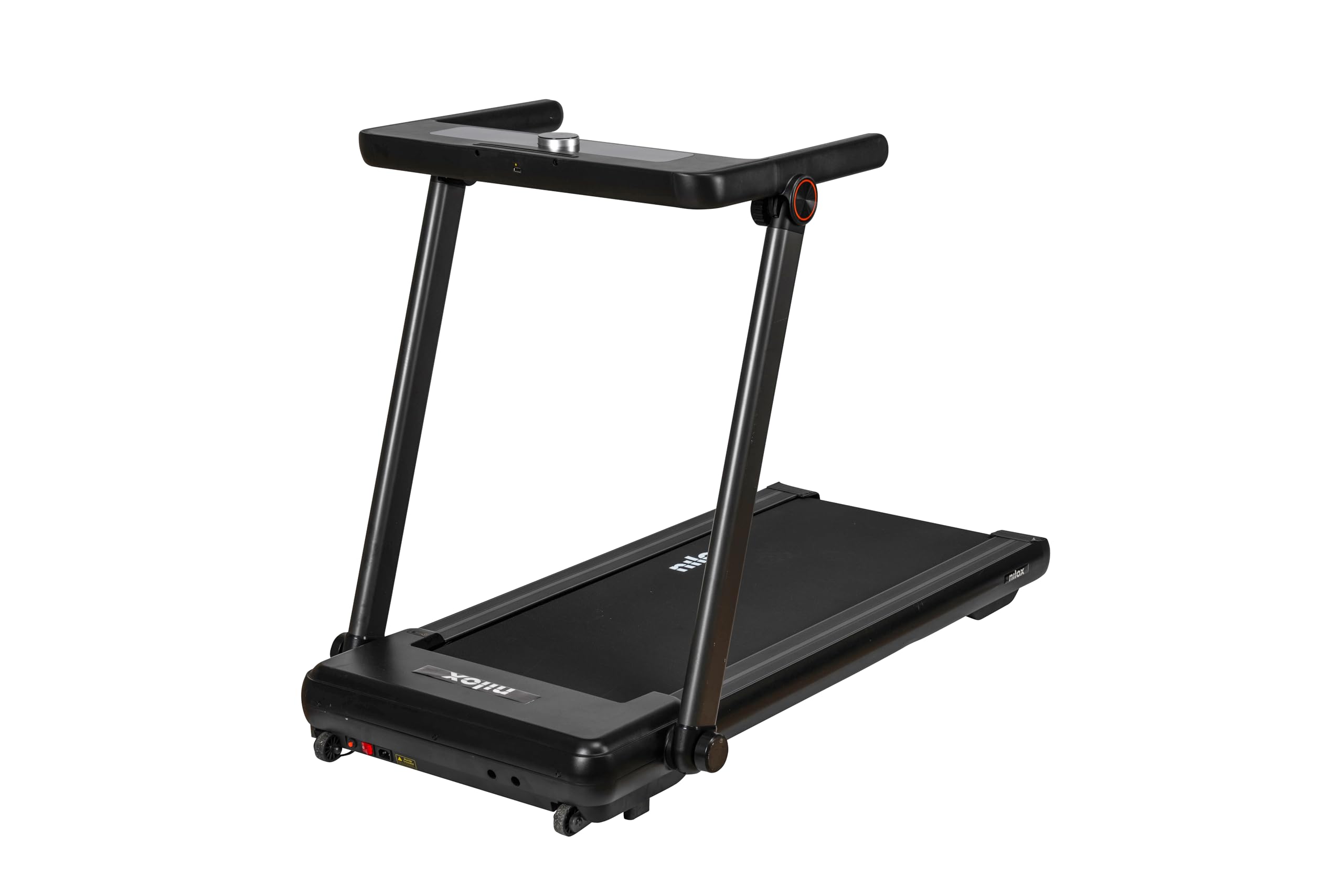 Nilox Tapisroulant XN2, Tapis Roulant Elettrico Pieghevole Salvaspazio, Velocità Massima 14 km/h e 15 Livelli di Pendenza, Supporto fino a 100 kg, Controllo Remoto e App, per Allenamenti Domestici