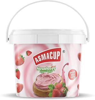 Strawberry Cream Spread – 900 g | Smooth & Fruity Strawberry Flavor | Premium Dessert Spread for Pancakes, Crepes, Cakes, Pastries & Topping