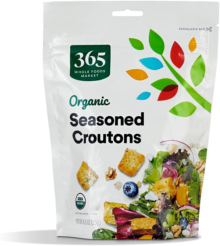 Organic Croutons Seasoned, 4.5 oz