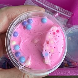 Original Stationery Mermaid Shimmer Slime Kit For Girls | Make Glow-in-the-Dark, Metallic & Butter Slime | DIY Craft Gift For Kids 8+