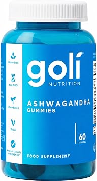Goli Ashwagandha KSM-66 Gummies | Stress, Sleep & Mood Support | Mixed Berry | Vitamin D, Vegan, Plant Based, Non-GMO, Gluten Free, Gelatin Free | Relax. Restore. Unwind. | 60 Gummies