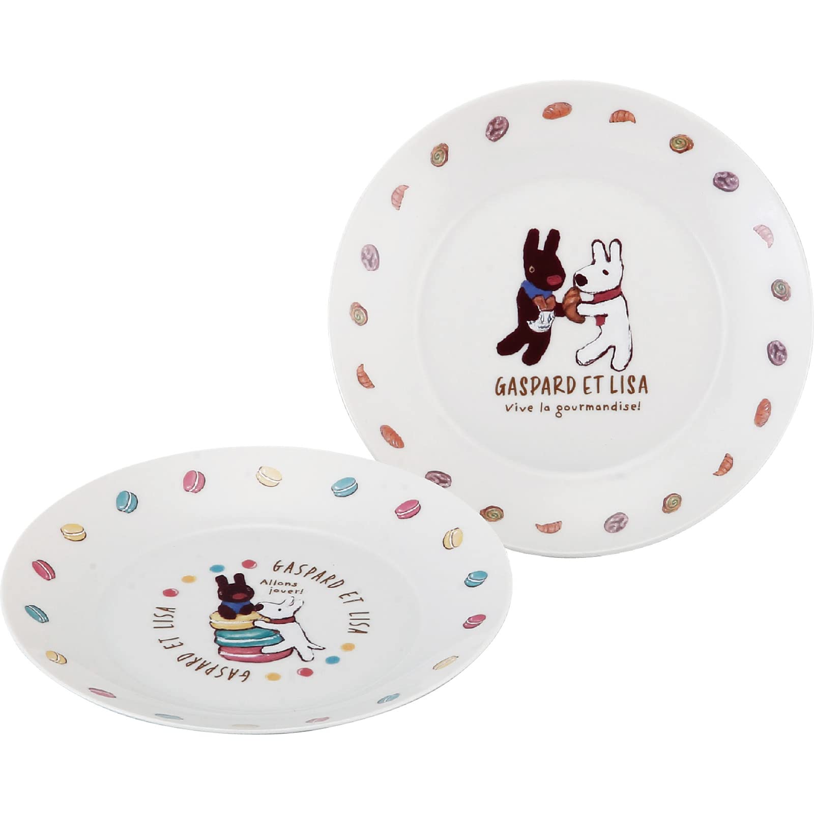 Amazon.co.jp: 山加商店(Yamakasyoten)リサ&ガスパール プレート 皿 約  