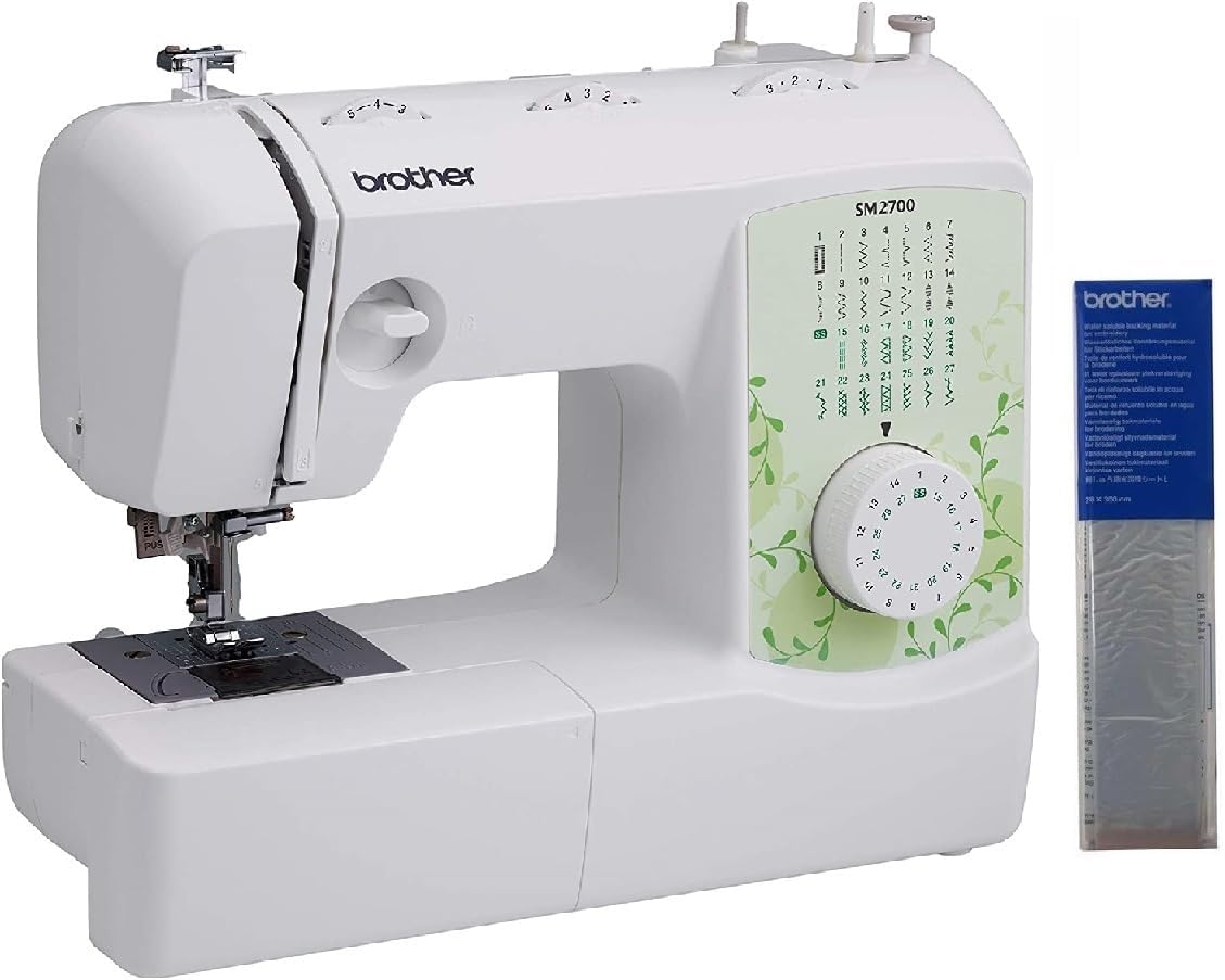 Brother SM2700 27-Stitch Free Arm Sewing Machine and SA520 Water Soluble Stabilizer
