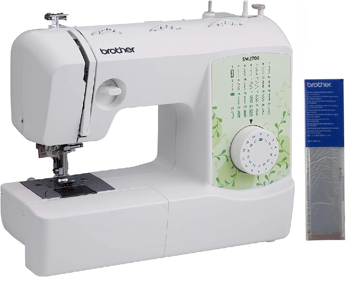 Brother SM2700 27-Stitch Free Arm Sewing Machine and SA520 Water Soluble Stabilizer