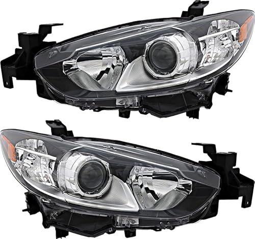For Mazda 6 Headlight 2014 2015 2016 Driver and Passenger Side Headlamp Replacement