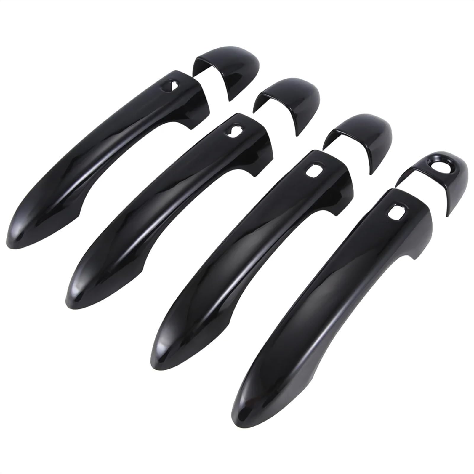Rdwspli One Color Exterior Handle Shell Compatible With Maserati For Levante For Suv For Trofeo 2014-2023 Door Handle Cover Trim 4 For Smart Door Handle Glossy Pure Black