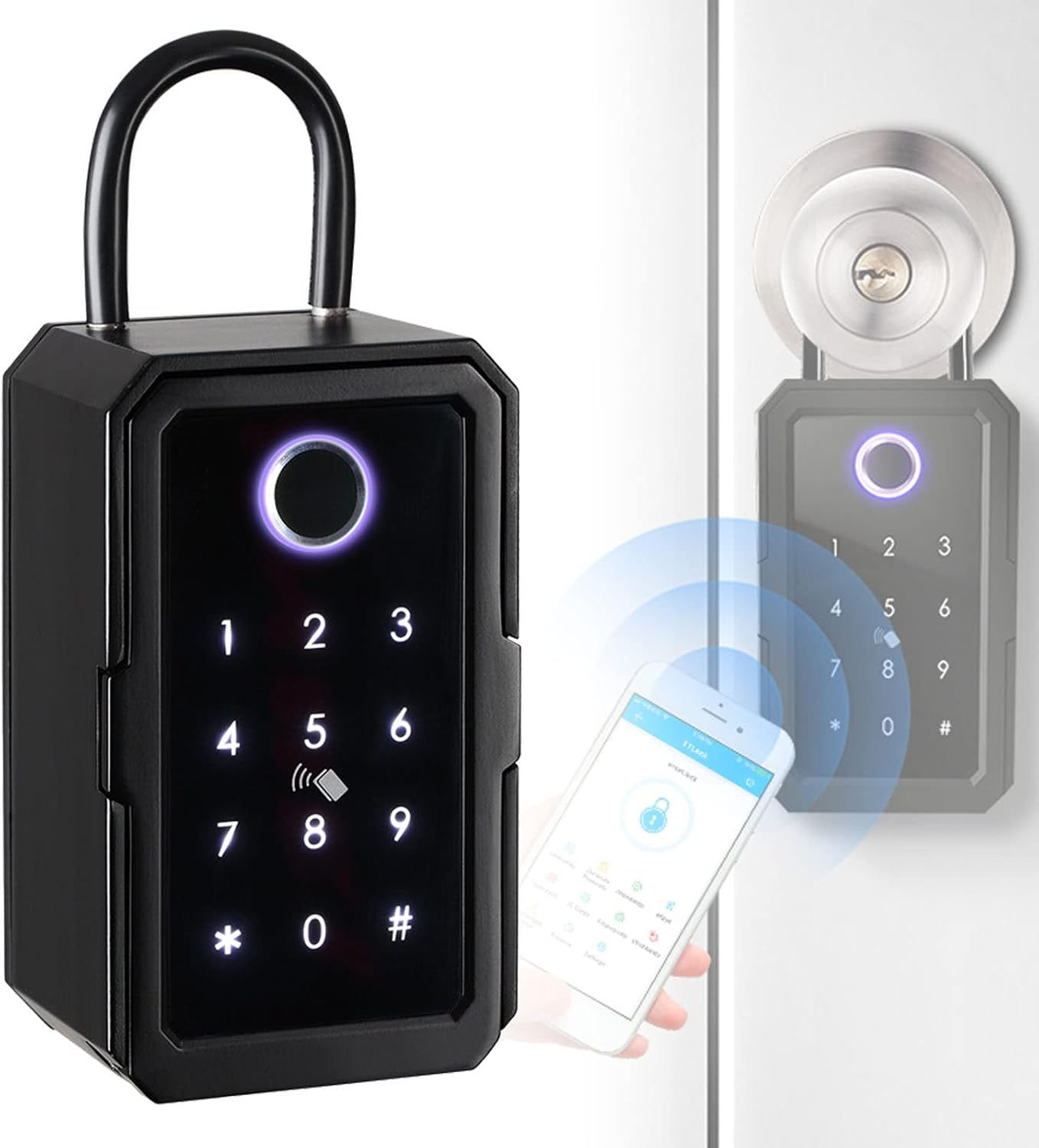 Ben Zhan Fingerprint Key Box Combination Storage Box