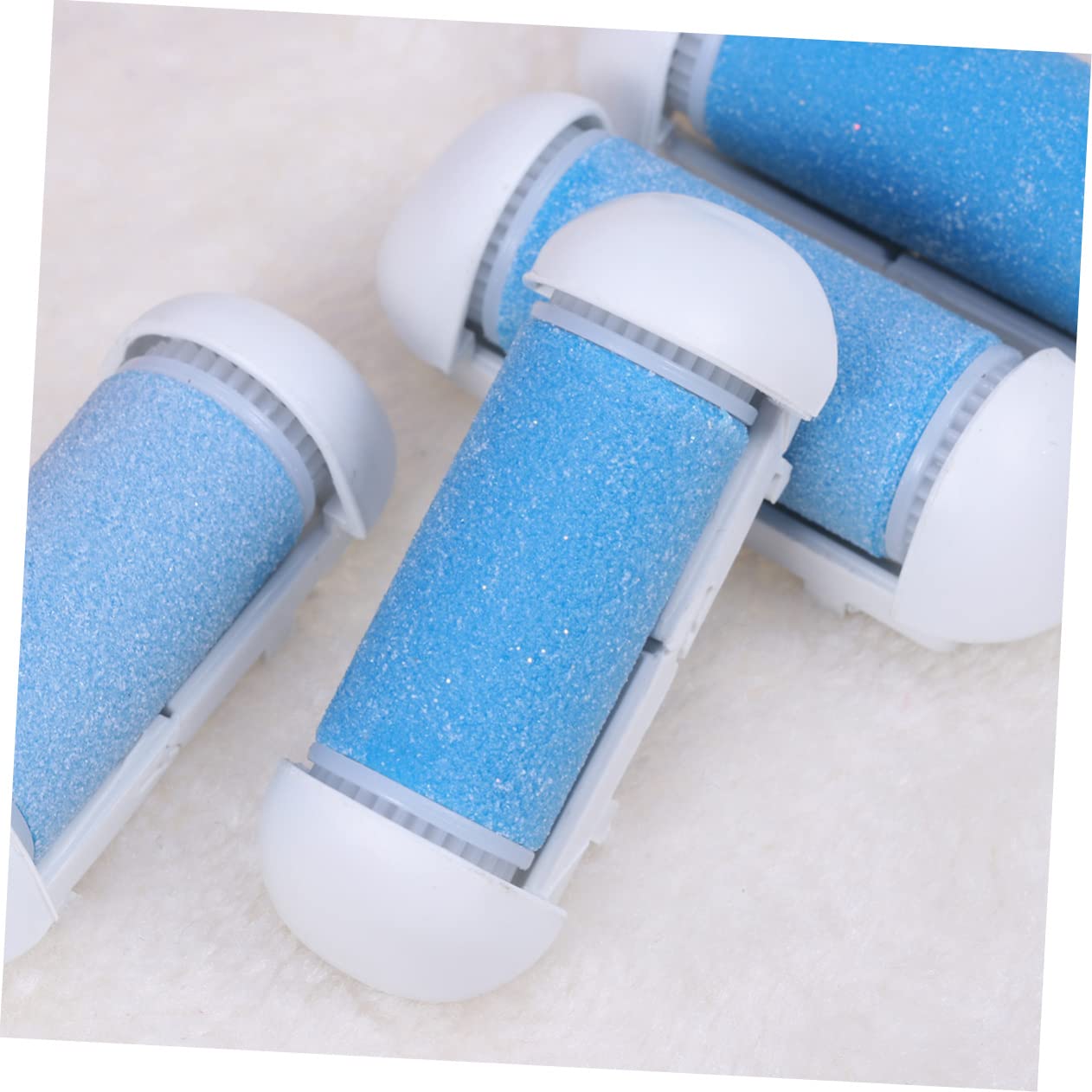 Beaupretty 30piezas Rodillos De Reemplazo Para Eléctrico Removedor De Muerta De Pies Accesorios De Exfoliación y Cuidado De Pies Color Azul