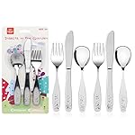 Lehoo Castle Kids Silverware, 6Pcs Toddler Utensils, Kids Utensils Includes Forks and Spoons, Knives, Toddler Silverware Stainless Steel (Insect)