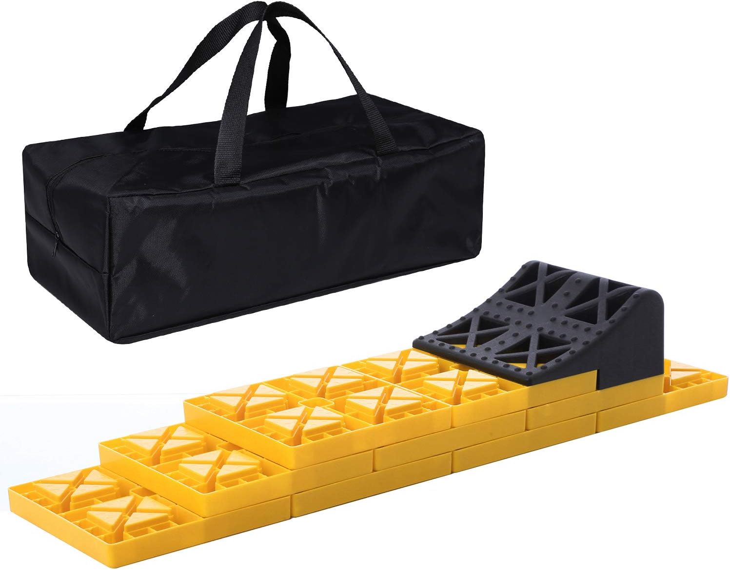 Homeon Wheels RV Leveling Blocks, One Top Tire Wheel Chock