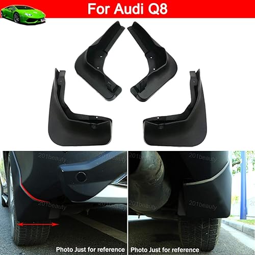 Miniatura 2 de 4 unidades de aletas de barro para automóvil, protectores contra salpicaduras, guardabarros, guardabarros, guardabarros, guardabarros, guardabarros,