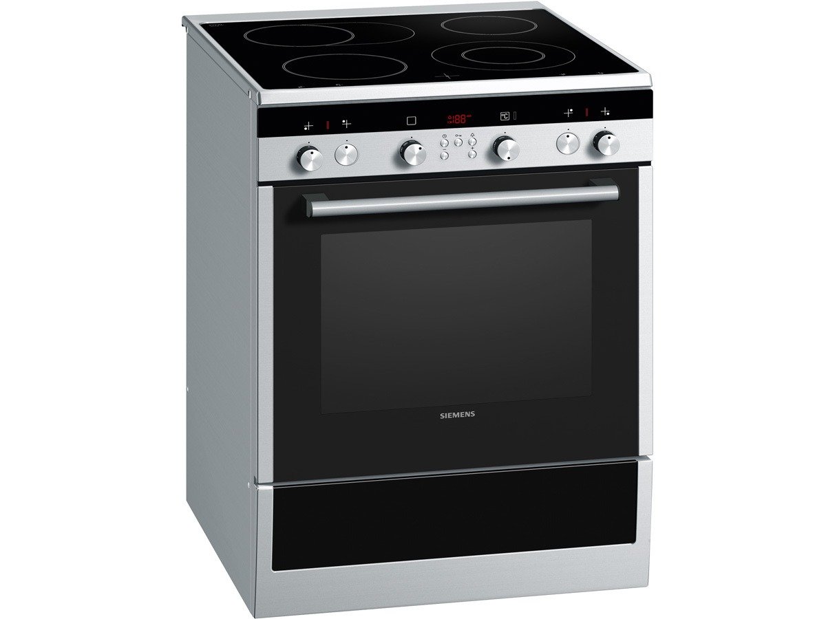 Siemens HC744540 Freestanding stove, A, hobs: ceramic hob, colour: stainless steel, eco Plus, forced air 3D More