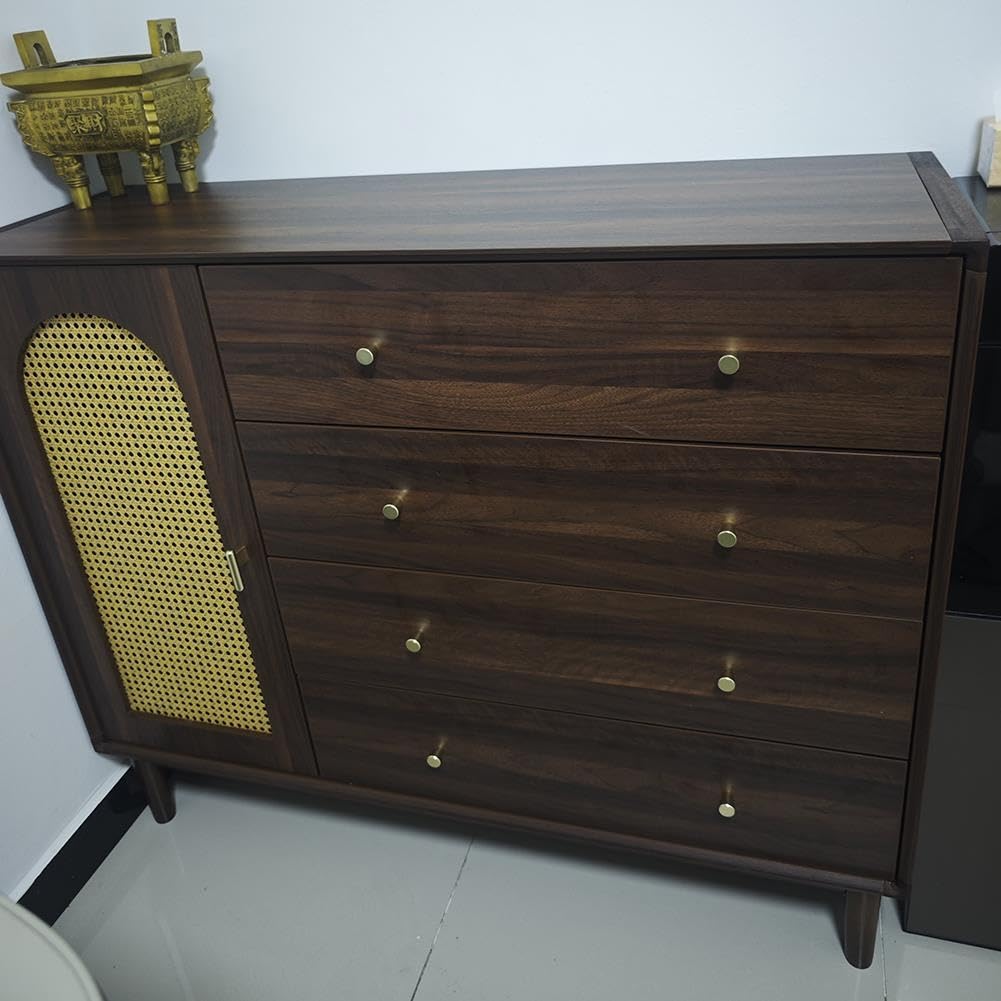 Credenza In Rattan, Mobile A Libera Installazione, Mobile Contenitore