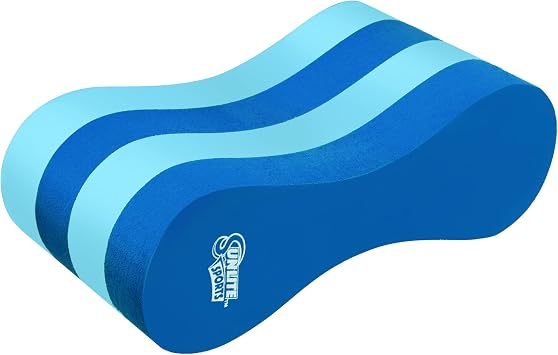 Sunlite Sports EVA 5-Layer Pull Buoy Leg Float - Pool Training Aid, Legs and Hips Support for Adults, Kids, and Beginners, for Swimming Stroke