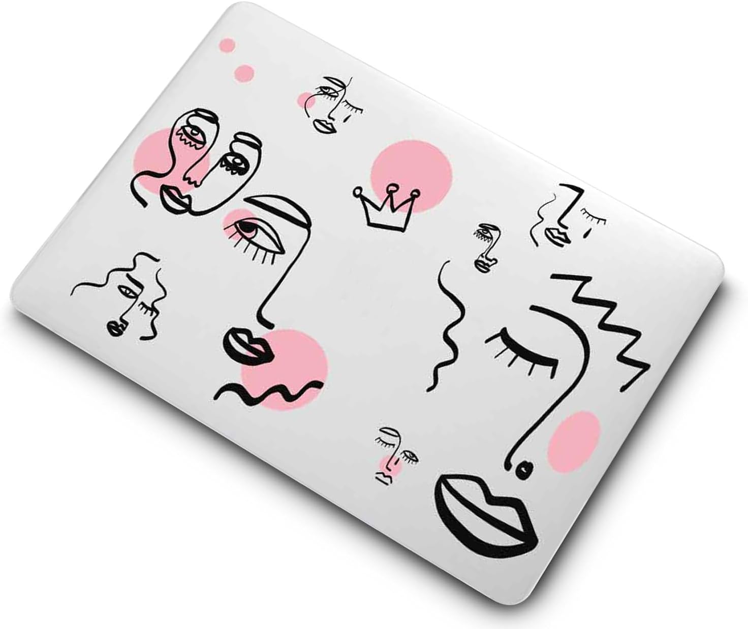 Laptop Hard Shell Case Compatible with MacBook Air 13.6 inch 2022 Release Model A2681 M2 with Touch ID, Plastic Protective Beautifully Designed Hard Shell Case Cover, Abstract Painting