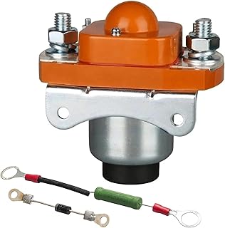 RQG 400A 48V Solenoid, MZJ-400 Heavy Duty Contactor Solenoid for Golf Cart, with Resistor & Diode, for Direct Replacement