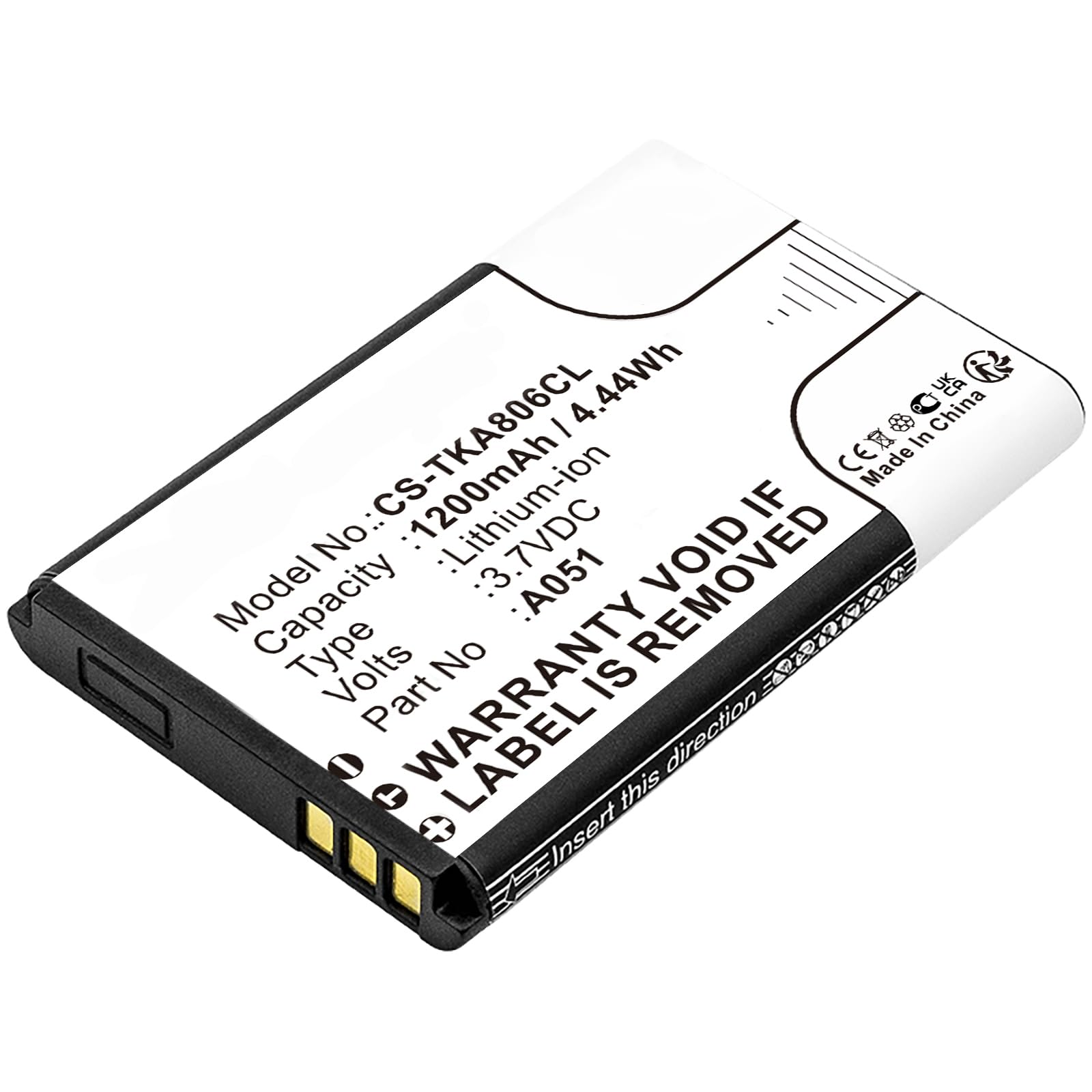 Sisawia Replacement Battery for Vertical CP2001 IP DECT,RTX CT8010,1200mAh