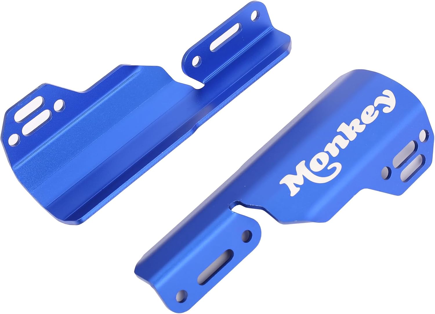 Front Fork Shock Guard for Honda Monkey 125 DAX125 MONKEY125 ST125 DAX 2018-2024 with Monkey Logo (Blue)