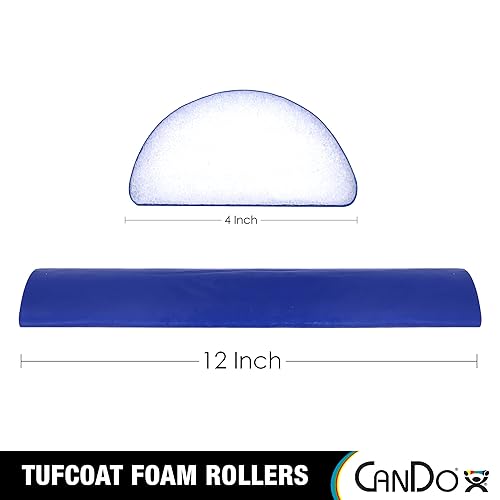 Miniatura 2 de Rodillo de espuma CanDo 30-2235 PE, con acabado TufCoat, redondo, 4" x 36", azul, 1