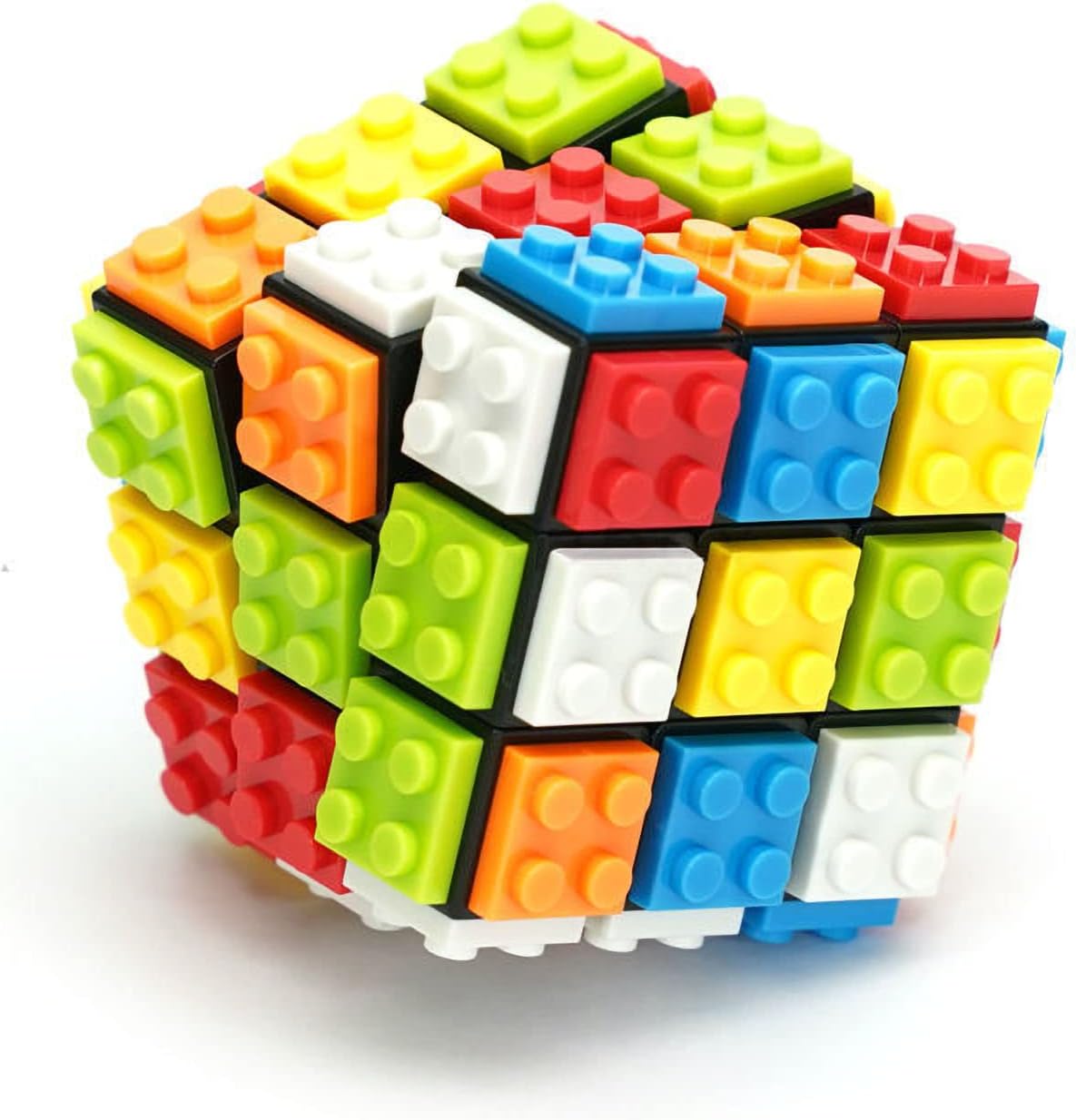 3x3 Speed Cube 3x3x3 Magic Speed Cube Puzzles Black Sturdy and Smooth Speed Cube Puzzles Toy for Children and Adults