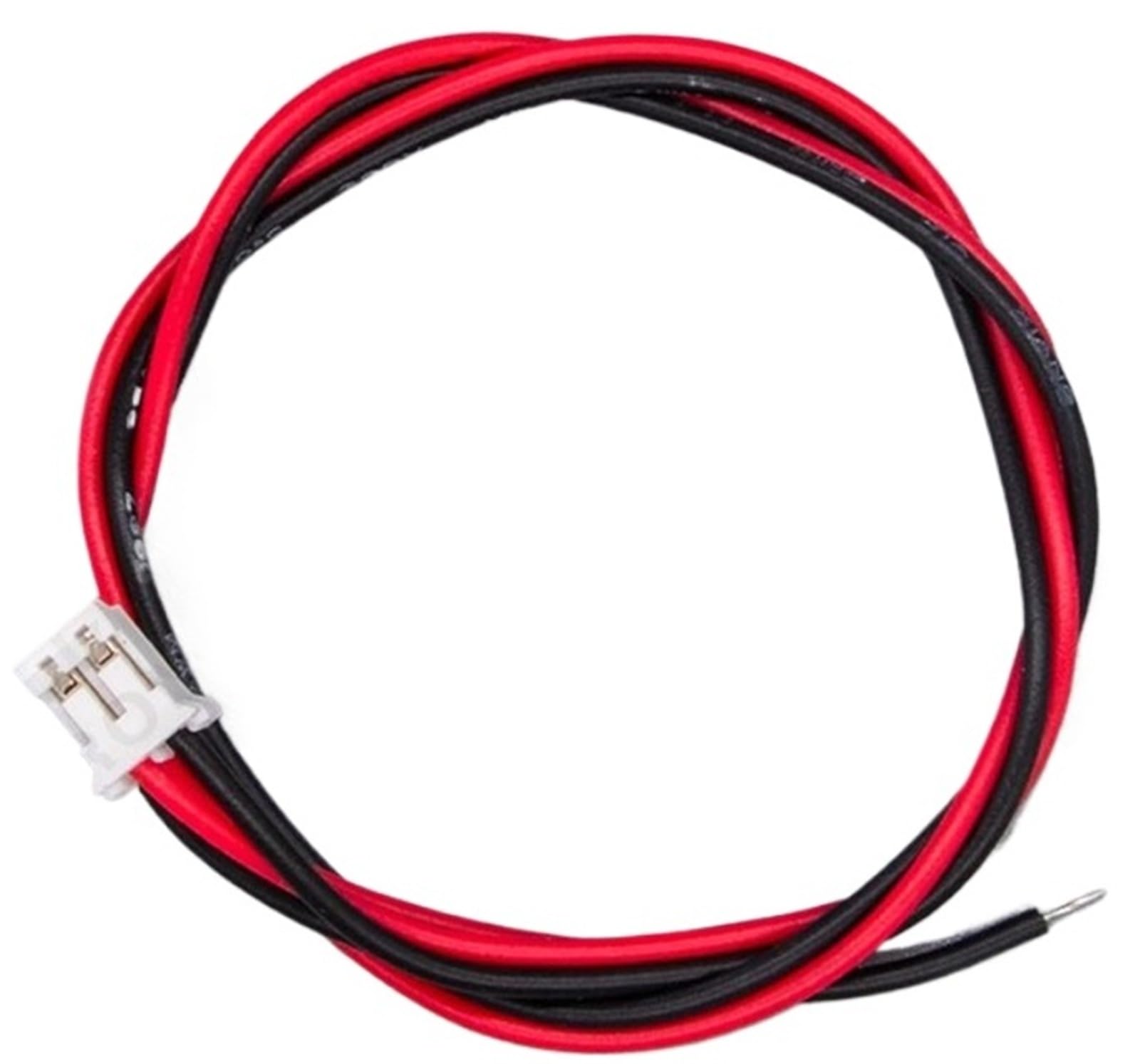 Cable terminal de un solo extremo PH2.0mm 10 Uds., cable conexión alimentación 2P, cinta color en stock, rojo y negro
