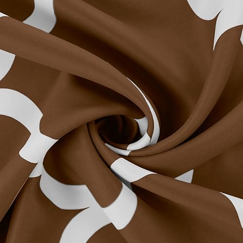 Miniatura 9 de Melodieux - Cortina opaca con aislamiento térmico y ojales, de estilo marroquí, ventana extra ancha, divisor de habitación, para puerta corrediza,