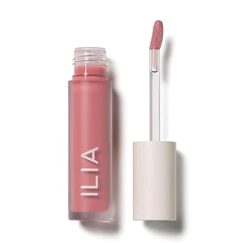 ILIA - Aceite labial teñido Balmy Gloss No tóxico, libre de crueldad, belleza limpia (pétalos, 0.14 fl oz 0.1 fl oz)