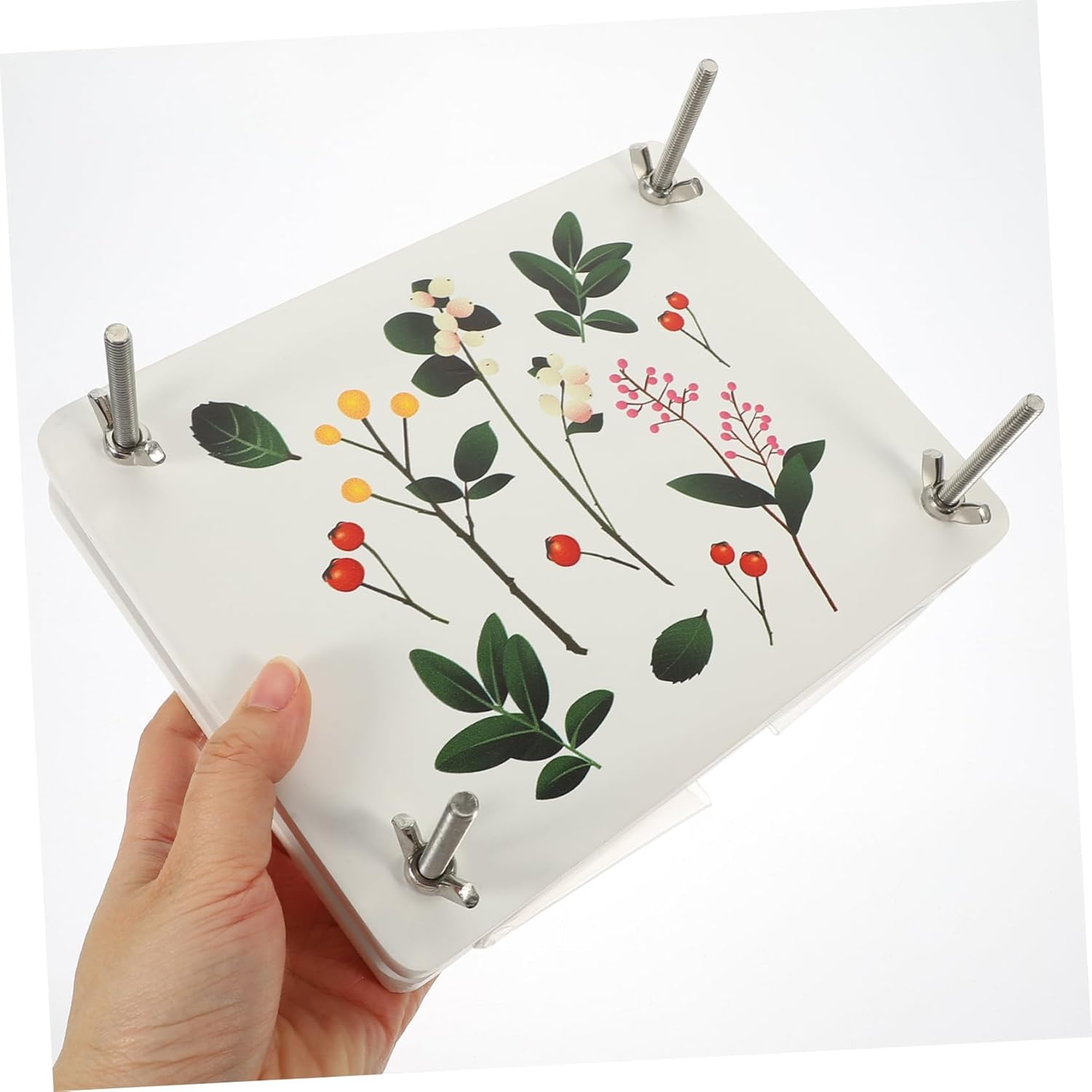 NUOBESTY Professional Flower Press for Flowers Preservation Press Tool for Plants