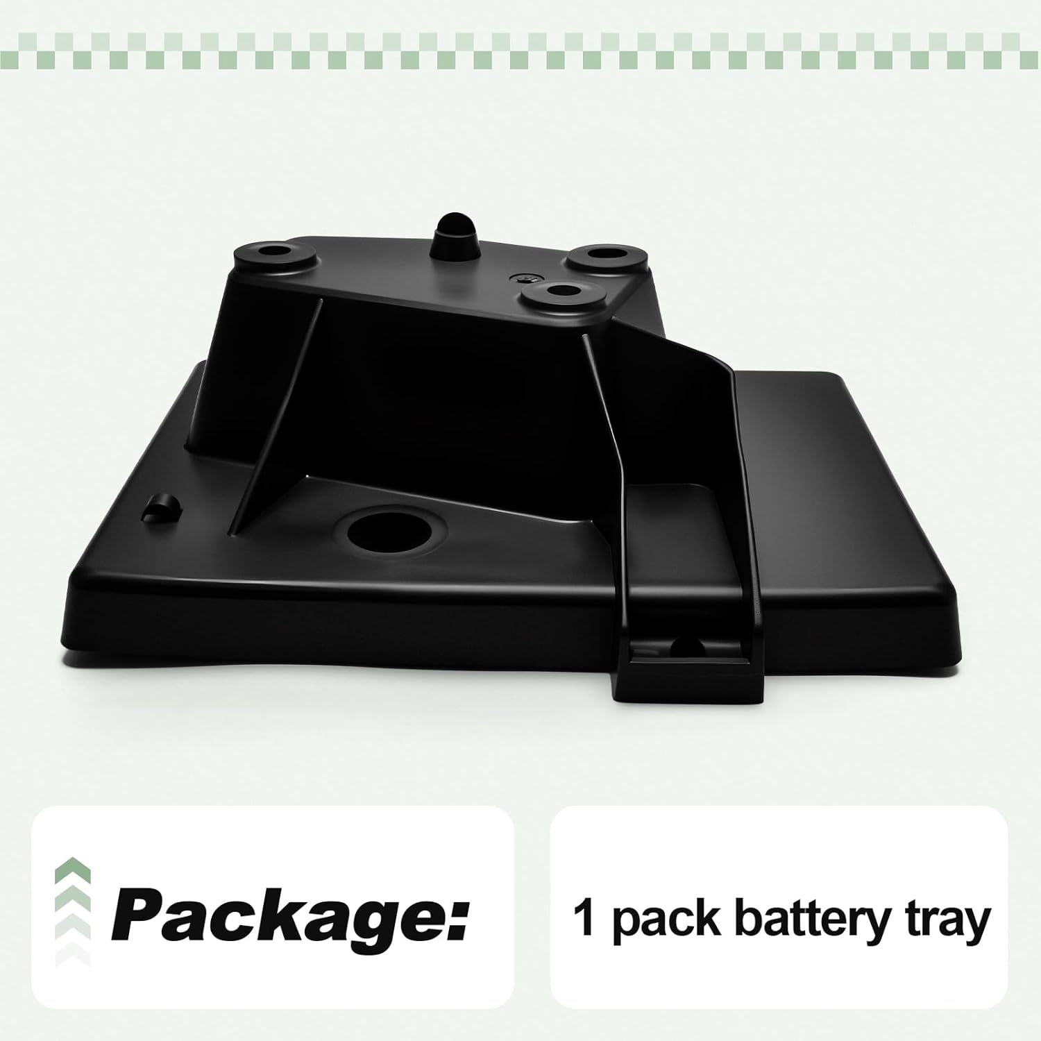 Battery Tray Battery Holder Mount Base Bracket Plastic Compatible with 1998-2001 Cherokee XJ 2.5L 4.0L Replace 55235819AA