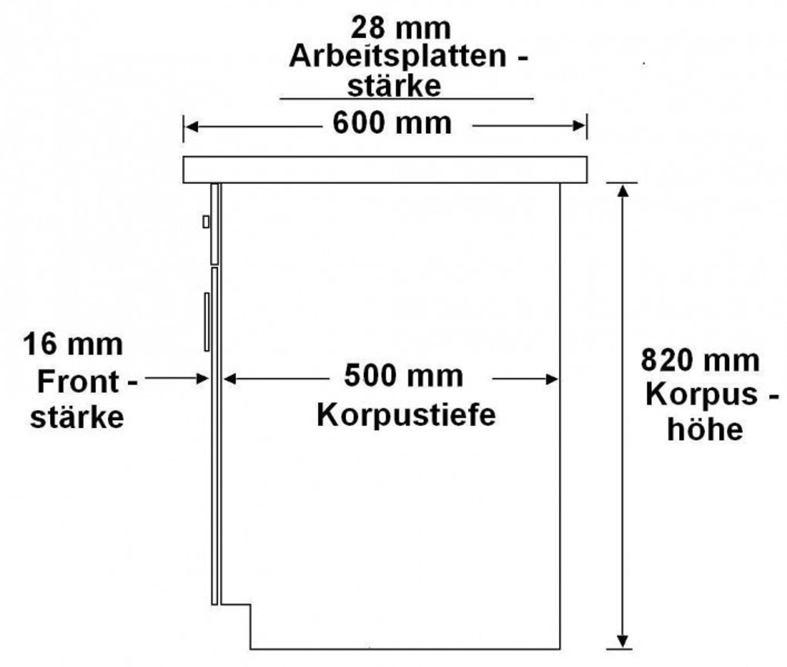 Kuechen-preisbombe Küche Omega 240 cm Küchenzeile Küchenblock variabel stellbar in Schwarz Weiss