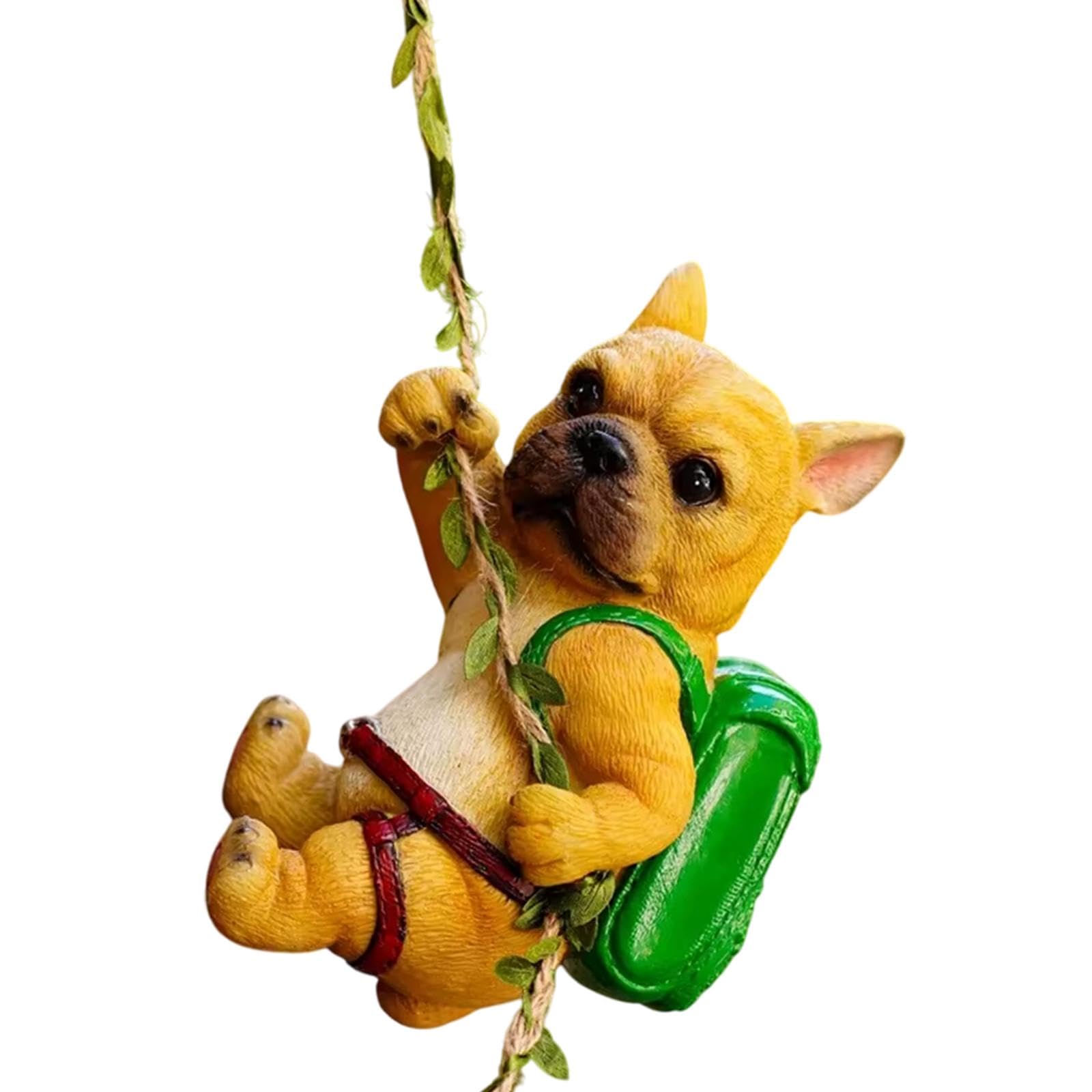 Cadeau de collection figurine d'extérieur suspendue en forme de chien pour cour