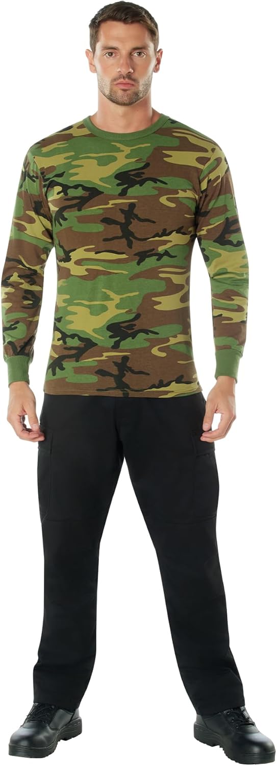 Rothco Mens Long Sleeve Color Camo T-Shirt - Image 4