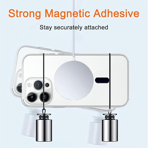 Miniatura 3 de COJOC 3 calcomanías de anillo Magsafe, adaptador de conversión magnético universal compatible con accesorios de carga inalámbrica para iPhone