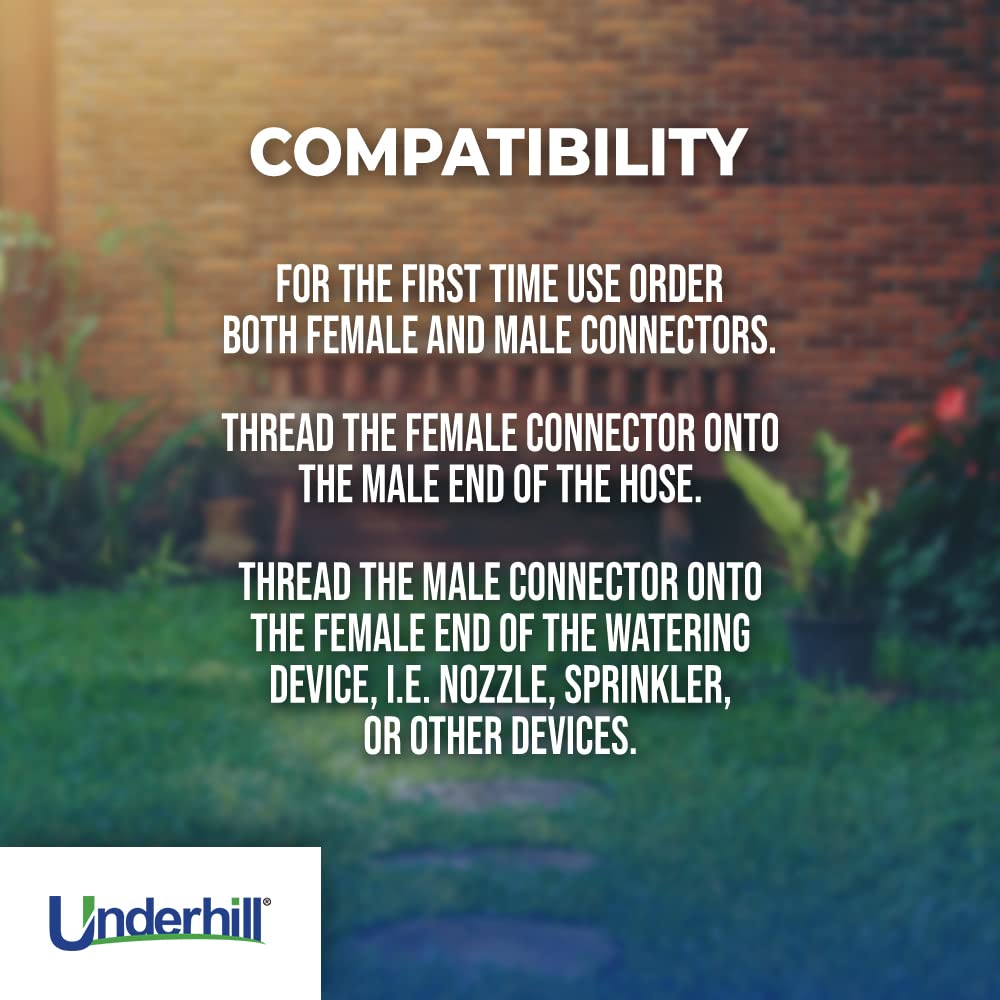 Underhill a-bq7 m latón con conexión rápida, 3/4-inch