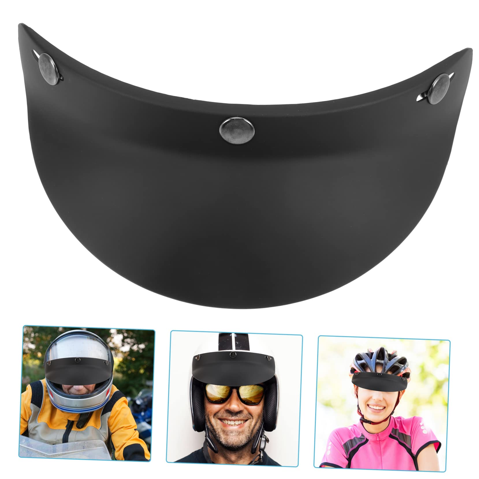 Ciieeo Vintage Helmet Visor Outdoor Cycling Helmet Rain Protector Durable Sun Protection Accessory for Men Women High Grade Wear Resistant Material All Match Color Design : Automotive