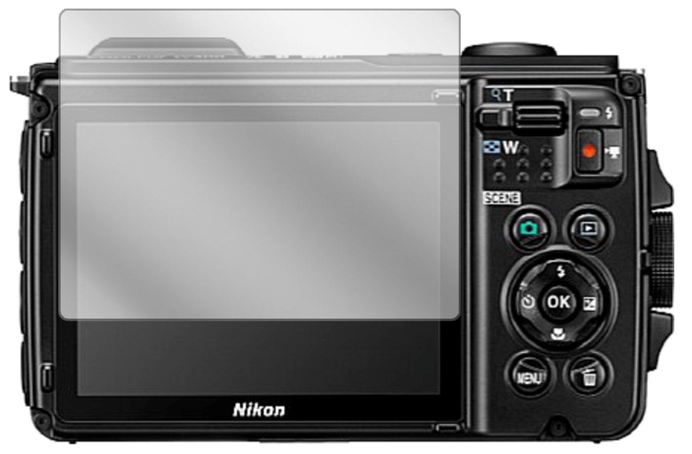 dipos I 6X Pellicola Protettiva Compatibile con Nikon Coolpix W300 Pellicola di Protezione Cristallo