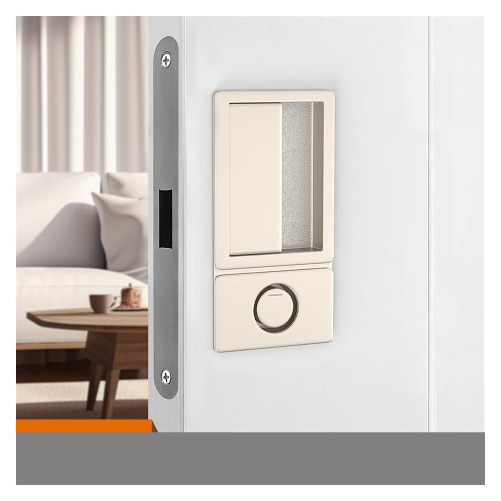 Cerradura magnética ultrafina minimalista