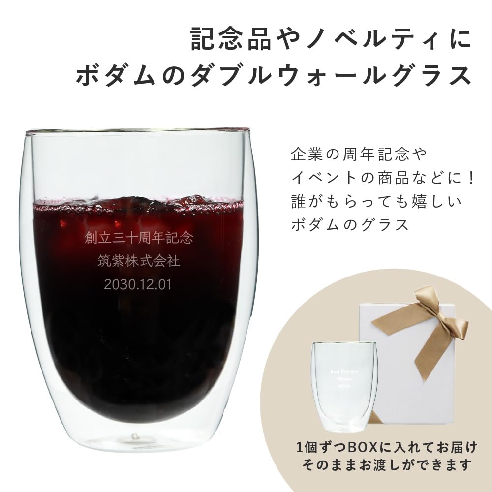 Amazon | THE WOW bodum ボダム パヴィーナ ダブルウォールグラス 単品