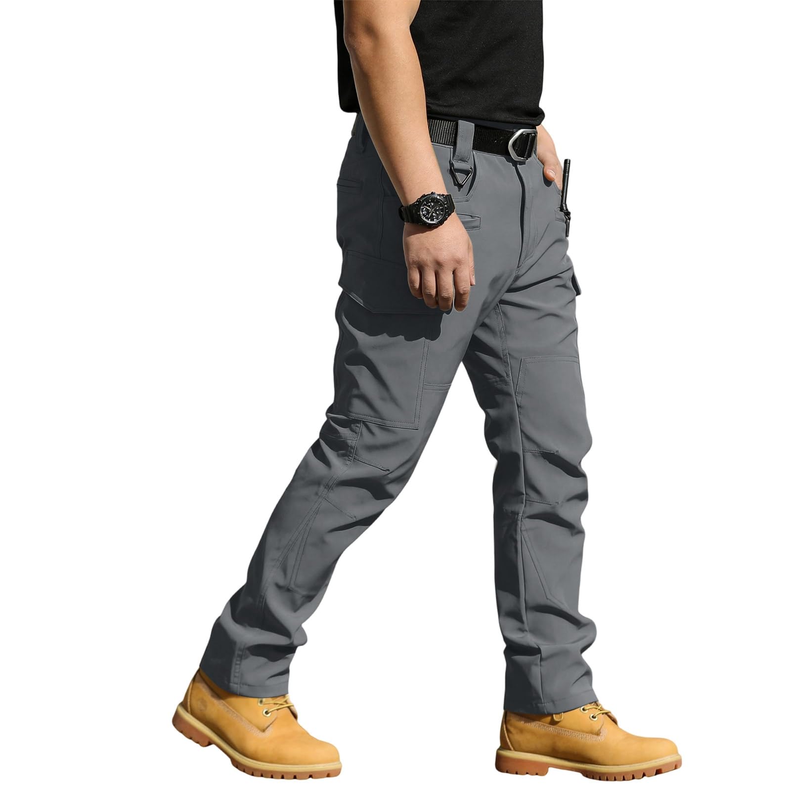 MOKBAY Pantalon Cargo Homme D'été Classique Décontracté Ete Chantier Pantalon De Travail Homme Militaire Regular Treillis Bucheron Pants