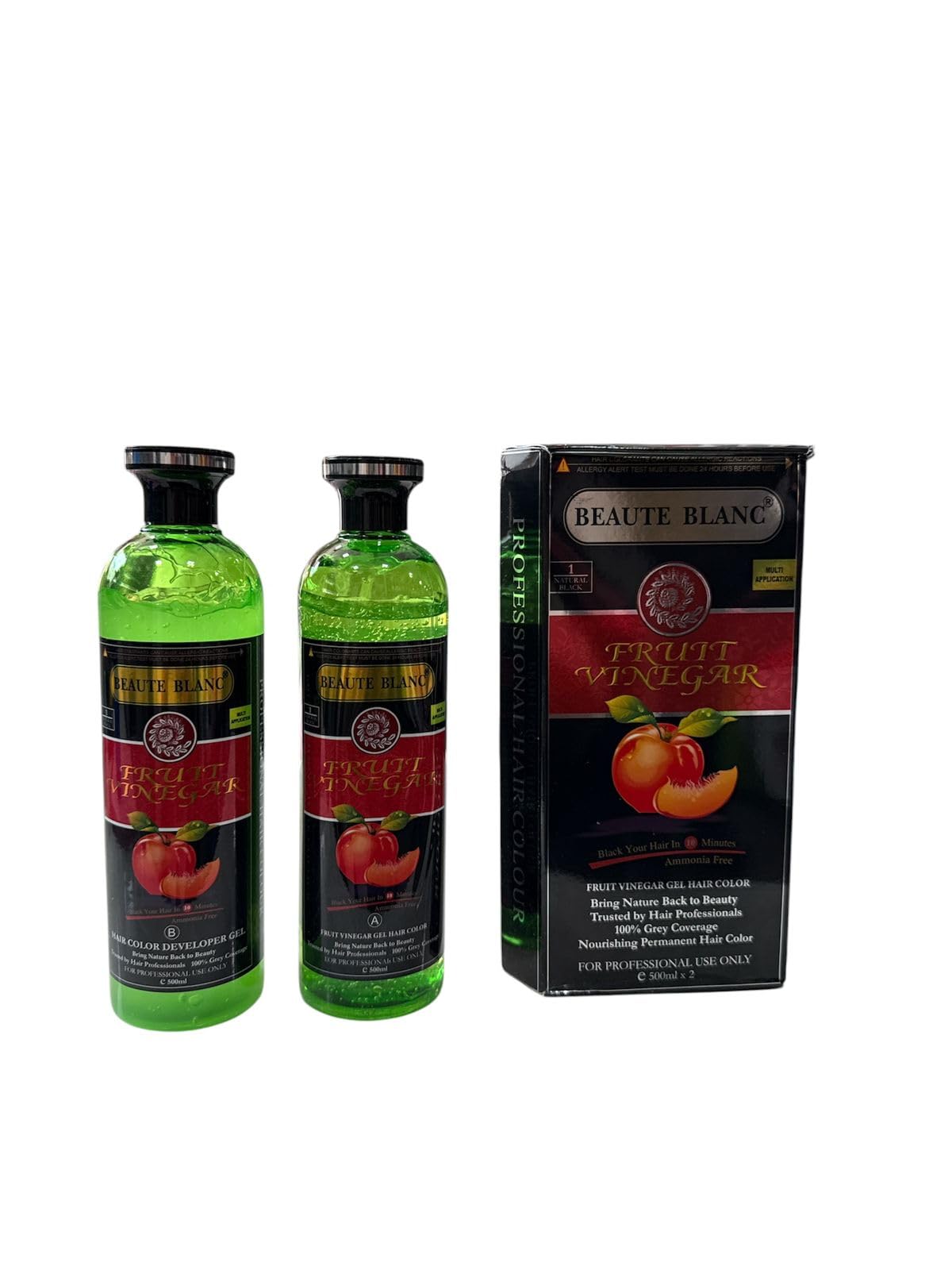 BEAUTE BLANC fruit vineger hair colour gel dye Ammonia free 1000ml-picture-36