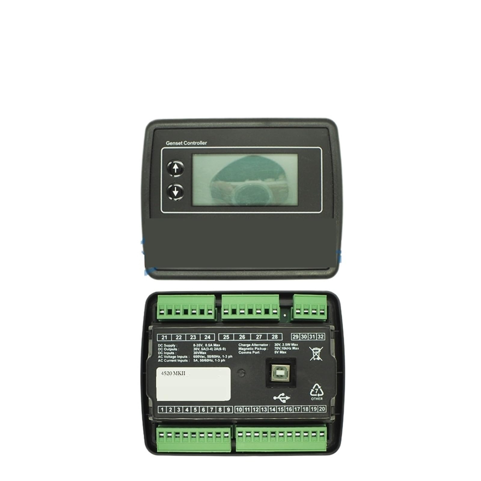 Módulo de control DSE4520 para proteger generadores contra daños mecánicos