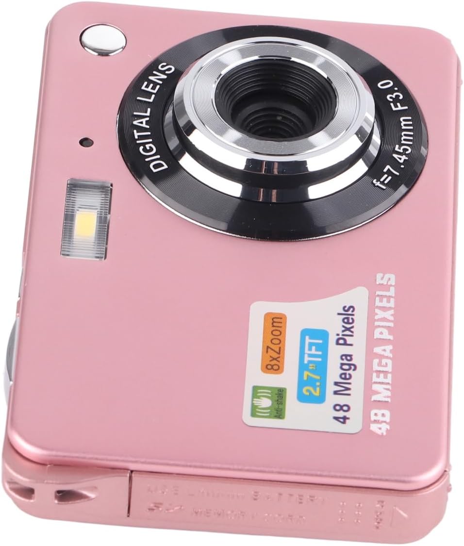 4K Dijital Kamera 48MP 2.7in LCD Ekran 8x Zoom Vlog Sarsıntı Önleyici ...