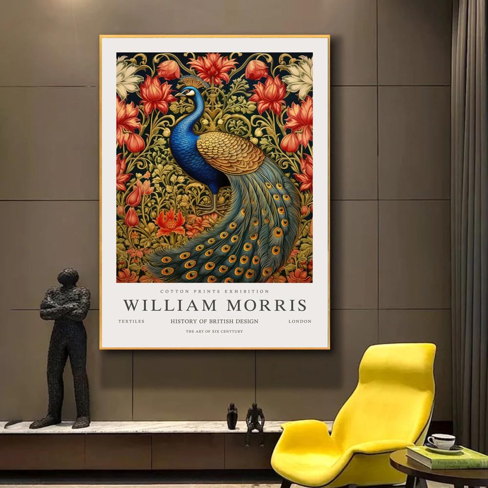 ウィリアムモリス インテリア 絵画 Amazon.co.jp: ウィリアム・モリス ポスター ヴィンテージ ウォール