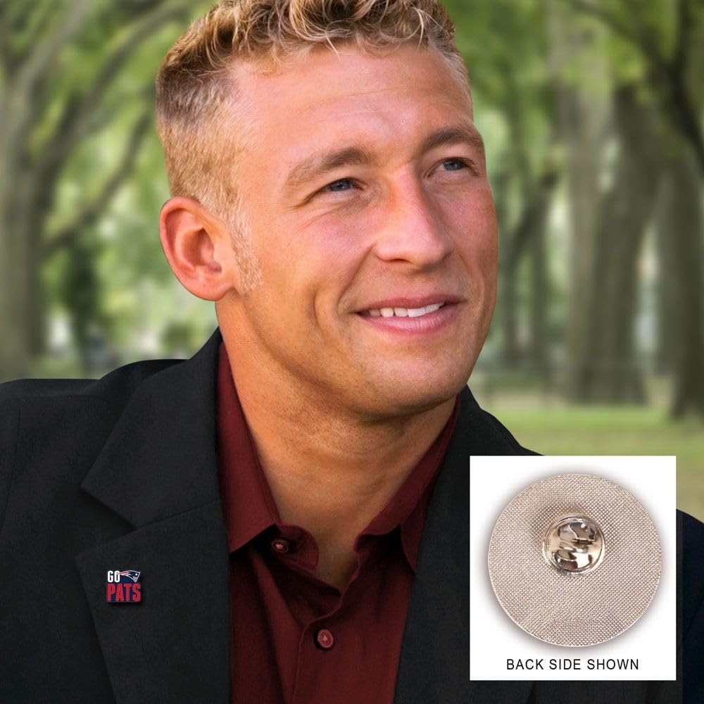 NFL New England Patriots SLOGAN Caps PIN Bijoux