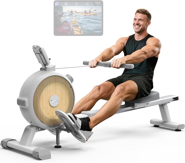 JOROTO Magnetic Rowing Machine with Bluetooth Monitor