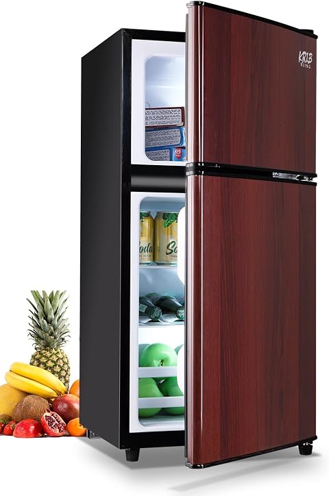 KRIB BLING KB02 FLS-80-WOOD-3 3.5 cu ft Compact Freezer