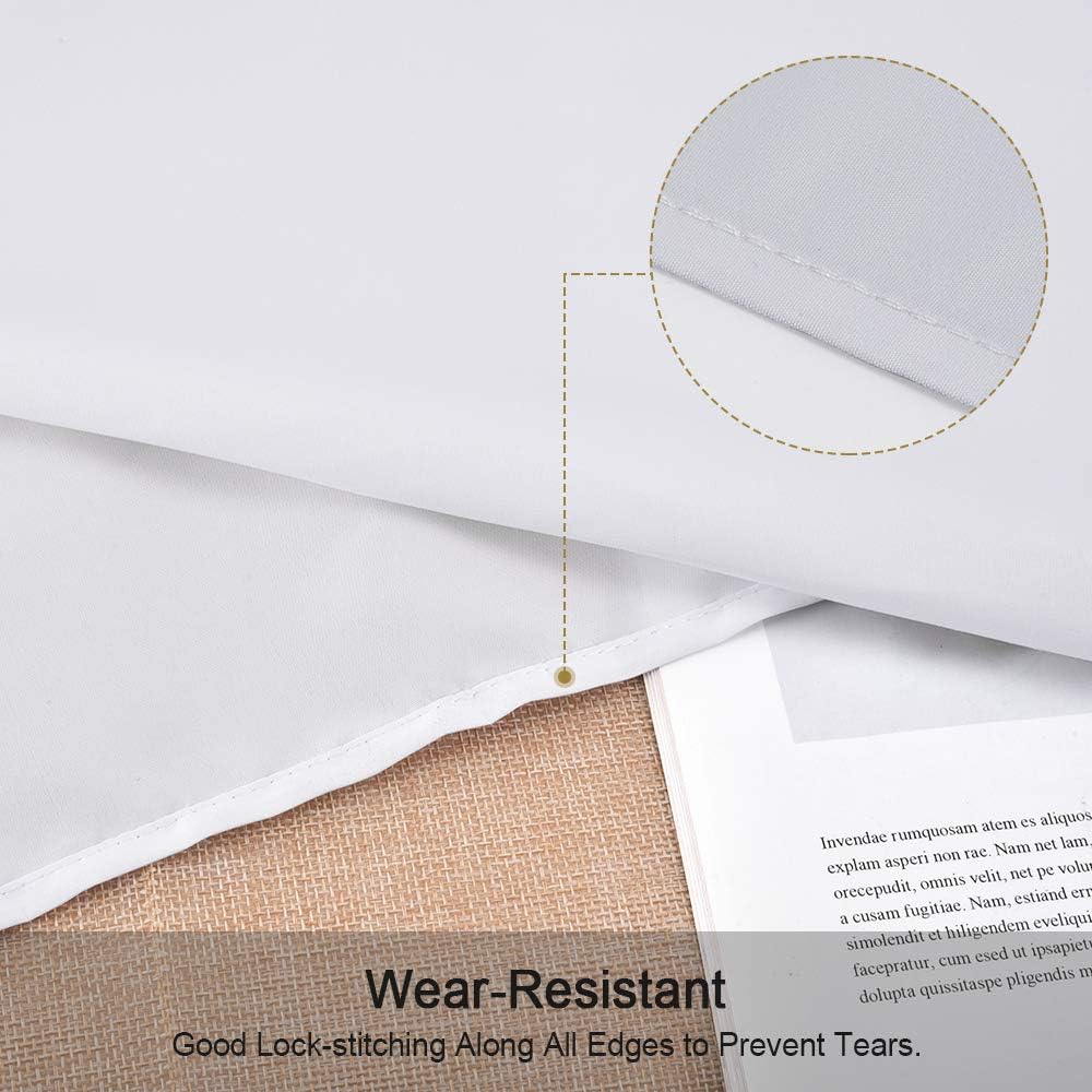 Bеѕt Cуbеr Mоndау 🔥 UTEBIT White Backdrop 10 x 10 ft Collapsible Polyester Photography Background Screen Cloth Sheet Seamless 3x3m for Photo Booth Photoshoot Portrait Headshot Video Studio Pictures